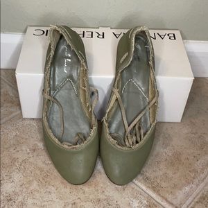 7 for all mankind sage green flats